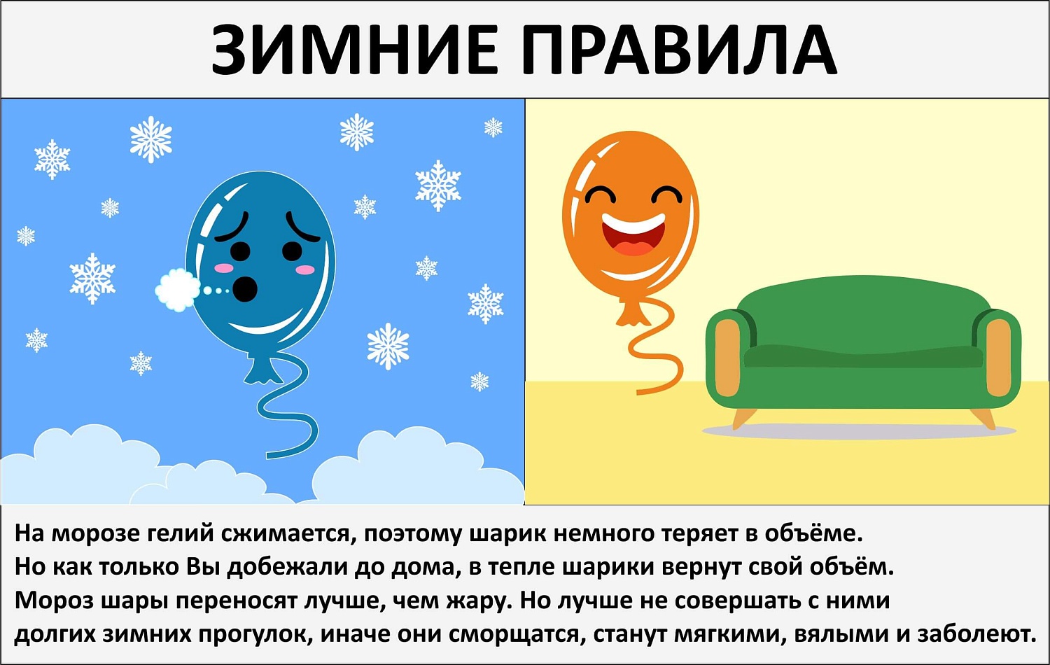 Как правильно хранить воздушные шары